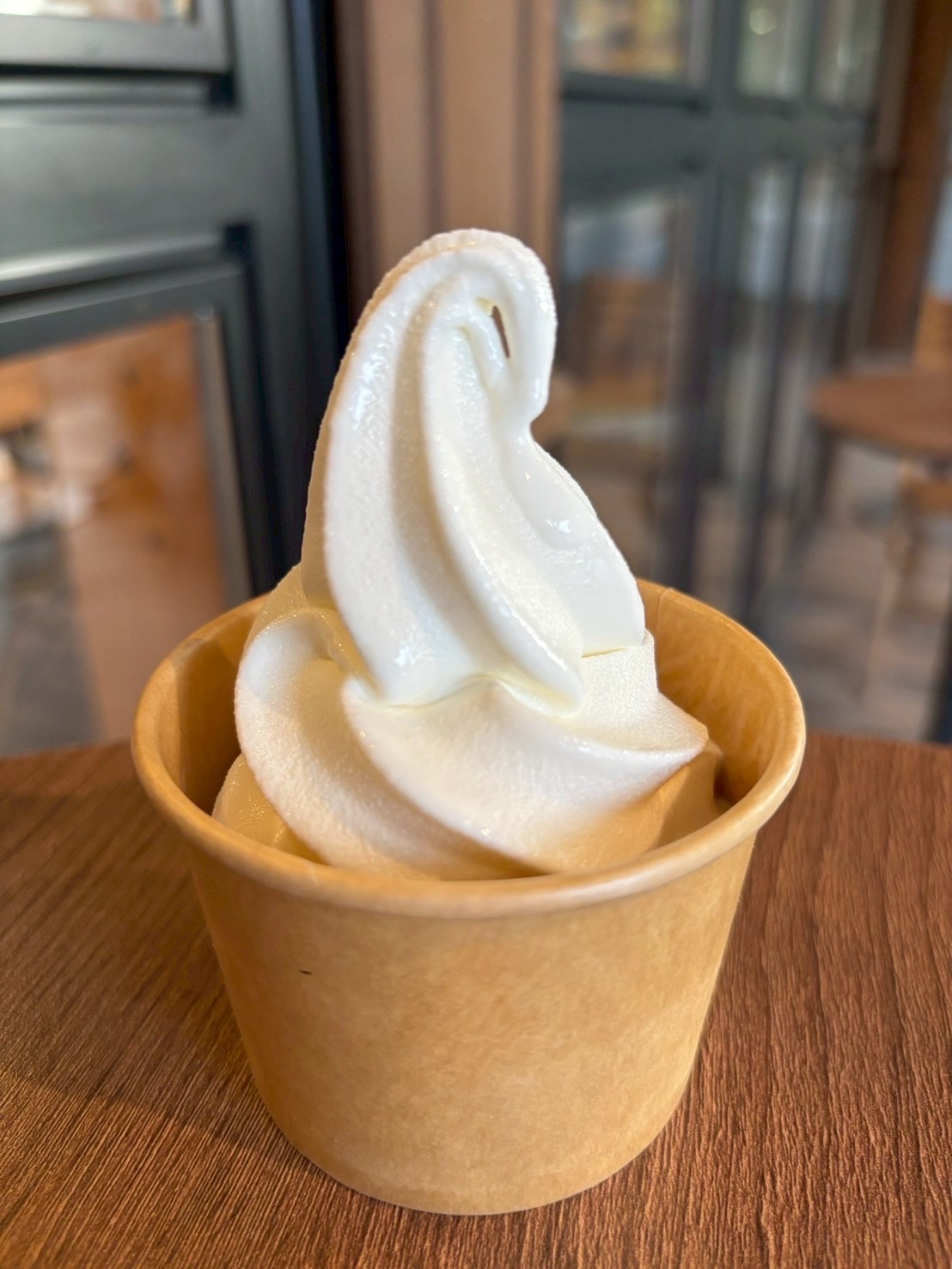 参加賞のソフトクリーム